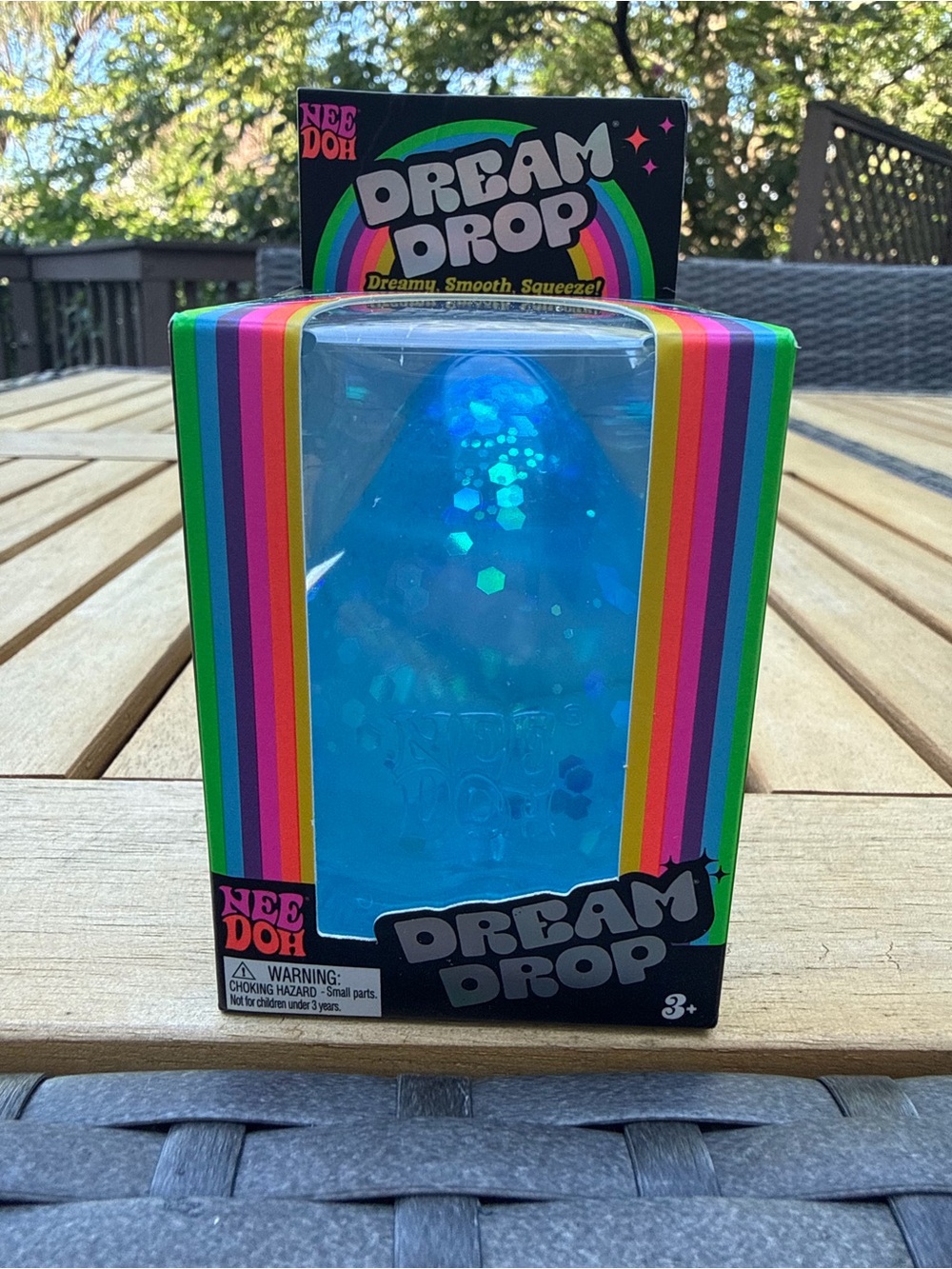 NeeDoh Dream Drop- Blue Glitter